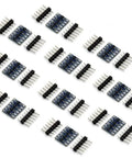10 Pack 4 Channel IIC I2C Logic Level Converter Bi Directional 3.3V To 5V Shifter Module with connectors for Arduino