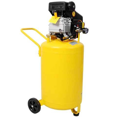 Heavy Duty 21 Gallon Vertical Air Compressor 2.5 HP 115 PSI Electric On Wheels Cast Iron Pump Oil Lubricated High Capacity Tank For Pneumatic Tools And Garage Projects