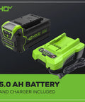 40V Cordless Push Lawn Mower With 21 Inch Steel Deck, 5Ah Battery And Charger, Quiet Brushless Motor For No Gas Yard Work, Long Run Time Up To 60 Minutes On Mixed Grass. 5.0Ah battery and charger included