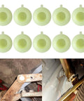 Front Windshield Wiper Linkage Arm Bushing Cap for 1981-1993 Dodge D150 D250, 10-pack white nylon caps on wiper linkage arm