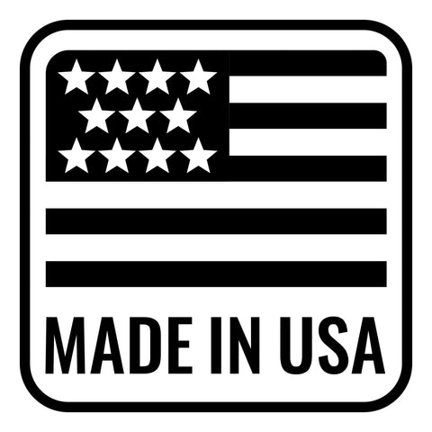 "Made in USA label showing American flag for Eight And Ten Beaded Ball Chain Pull Loop Connectors Pack Of Twelve In Stainless Steel Usa Made For 8 And 10 Beaded Ball Chains Perfect For Diy Jewelry Keychains Lanyards And Craft Projects."