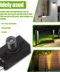 Dusk To Dawn Outdoor Lighting Sensor With Photoelectric Switch Photocell For Hardwired Post Lights 120 277V on display in various settings