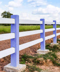 Installed eight pack galvanized fence brackets for 2x4 wood rails, heavy duty fence bracket repair kit, hot dip galvanized steel.