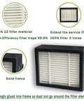 Must Have Replacement Parts Kit For Roomba I Series And J Series Not For Combo Models includes HEPA filter and frame close-up