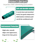 Electronics Soldering Workbench Mat Anti Static Flexible Rubber Pad with folded edges showing its soft, durable material.