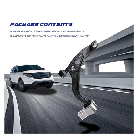 2Pcs Front Lower Control Arm Bushings Suspension Kit For Explorer 2011 2019 Upgrade Your Ride With Smoother Handling