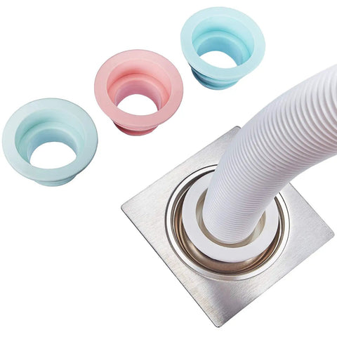Silicone Drain Seal Plug 4 Pack For Toilets, Bathrooms, Kitchens And Washing Machines Odor Control with hose connection