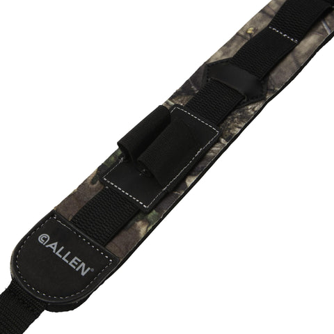 Yukon Neoprene Shotgun Sling With Four Shell Loops For Quick Reloads Mossy Oak Break-Up Country Camouflage Non Slip Pad Detail View