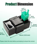 Product dimensions of black 5 Pin AC CDI Box Replacement For 50cc To 125cc ATVs Go Karts Dirt Bikes And Mini Pocket Bikes