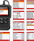Creader 3001 OBD2 Scanner displays diagnostic menu with options like DTC Lookup and I/M Readiness for OBDII cars since 1996.