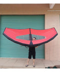 Red Handheld Inflatable Wing For Windsurfing And Kiteboarding Dope Watersports Gear For Surfing Standup Paddleboarding Foil