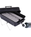Portable Propane Gas Grill With Convective Heat, One Burner, 190 Square Inches Of Cooking Space, Durable Porcelain Coated Grates