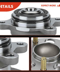 Rear Wheel Bearing and Hub Assembly for Honda Civic 2006 2011 L4 1.8L FWD With Four Wheel ABS 5 Lug Fit Replacement Part