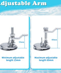 Marine Grade Cam Latch For Boats 316 Stainless Steel Hatch Lock Set With Back Plate Flush Pull Handle Adjustable Arm