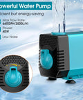 Pond Waterfall With Pump Kit 304 Stainless Steel Spillway Easy Install 40W 660GPH Pump 9.8Ft Corrugated Tubing