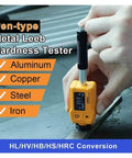 Heavy Duty Portable Digital Hardness Tester For Steel And Cast Iron Featuring Dead Nuts Accurate Leeb Gauge Readings, measuring metal.