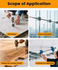 Leveling Tool For Granite And Marble Countertops And Floor Tiles With Suction Cup Clamps Gap Fixer And Shims For Precise Tile Alignment Seamless Joint Adjuster Set Perfect For Pro Renovation Projects in various applications.