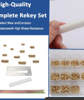 Lock Pinning Kit For Schlage Rekeying SC1 SC4 Keyways with pins and tools displayed in packaging