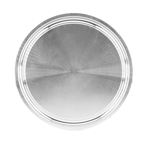 2-inch sanitary end cap, stainless steel 304, for tri-clamp ferrule, brushed finish, pack of 2