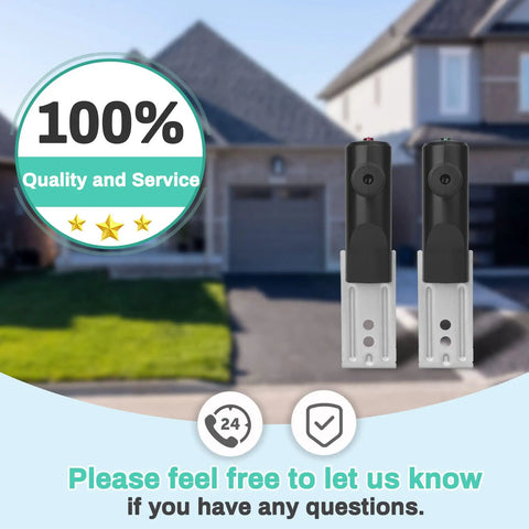 Garage Door Sensor Replacement Kit For Genie And Overhead Openers Made After 1993, Dual Sending And Receiving Sensors displayed