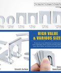 152 Piece Universal Body Shim Kit For Auto Alignment Three Eighths Inch And One Half Inch Shims C Type And U Type Assortment