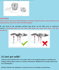 Portable Electric Goat Milking Machine Auto Milker With 3L Stainless Steel Bucket, Fast Daily Milking For Goats And Sheep, Gentle Yet Efficient, A Real Time Saver For Small Farms And Home Use. troubleshooting guide with bucket, motor, hoses, and suction cover