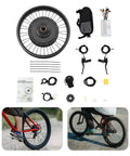 Boost Your Ride With A 1000W 20 Inch Rear Wheel Electric Bike Conversion Kit Equipped With PAS And LCD Display, components layout