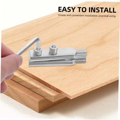 Heavy Duty Threaded Faucet Remover And Valve Thread Extractor Kit for Quick Home Plumbing Fixes, silver tool on wooden board