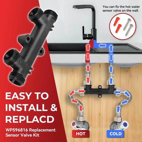 OEM Replacement Hot Water Recirculation Pump Kit For 500800 500805 Instant Hot Water Solution installation diagram