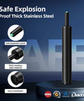 Beefed Up Heavy Duty Office Chair Gas Cylinder Replacement, 4 Inch Stroke, 1000 Lb Capacity, Black Class 4 Pneumatic Shock