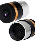 Black and silver 4mm Wide Angle Eyepiece for 1.25-inch telescopes, 62-degree field, aspheric HD fully coated optics