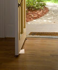 Heavy Duty Wooden Door Stop Wedges Set Of Five Triangular Door Holders For Home And Office Protect Floors From Scratches