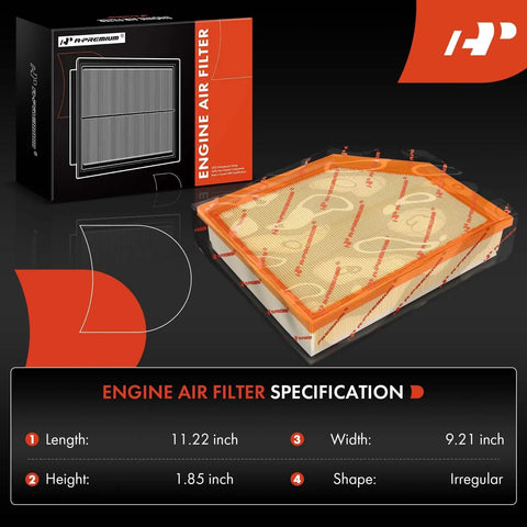Volvo Engine Air Filter Replacement Fits S60 S90 V60 V60 Cross Country V90 XC60 XC90 2016-2023 2.0L L4 with packaging
