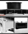 Close-up of Alternator Replacement For Chevy Camaro And Pontiac Firebird 1994-1997 V8 5.7L 12V 140Amp Clockwise 6-Groove Pulley