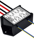 Image of a Two Channel SPST NO 10 Amp Power Relay Module DIY Friendly For AC And DC Control 24V Input Selectable 5V 12V Or 24V Dual Relay Board.