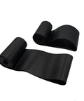 Two Pack 26 Inch Rim Strips 65mm Wide 0.6mm Thick Fat Tire Liner Nylon Inner Tube Cushion Protector Anti Puncture For Bikes Black