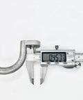Caliper measuring Aluminum Bolt On Trailer Tie Loop Ring Set, 2 Inch Inner Diameter, Heavy Duty Lashing Tie Down Ring