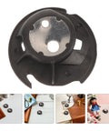 Bobbin Case For Sewing Machines Two Pack Replacement With Durable Plastic And Metal Construction Easy Install DIY And Home Use Replacement Part For Smooth Thread And Tidy Spools, black bobbin case