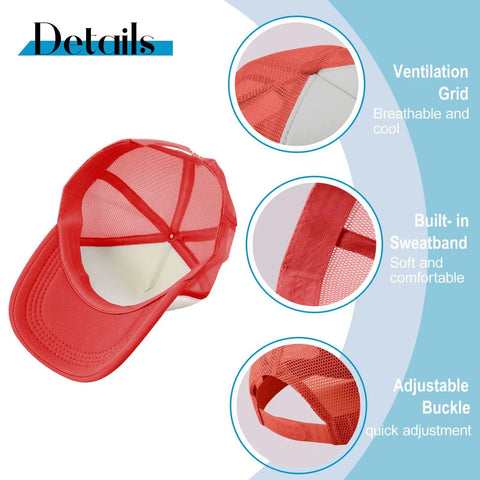 No Crying On The Yacht Distressed Red Adjustable Sun Hat For Men And Women Ventilated Breathable Cap Keeps You Cool All Day Wear