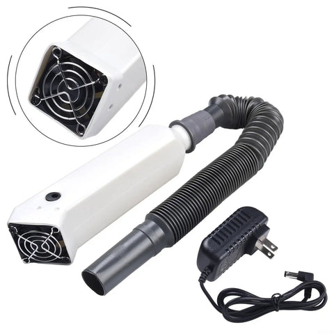 Badass Soldering Fume Extractor With Adjustable Telescopic Hose for crisp air purification and easy workbench flow.