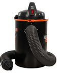 Compact Portable Dust Collector With A Killer 1.48 HP Motor Generating 108 CFM Of Insane Suction, black design, flexible hose