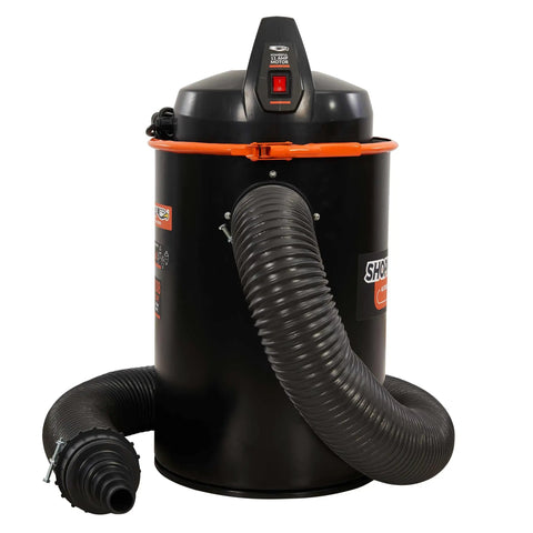 Compact Portable Dust Collector With A Killer 1.48 HP Motor Generating 108 CFM Of Insane Suction, black design, flexible hose