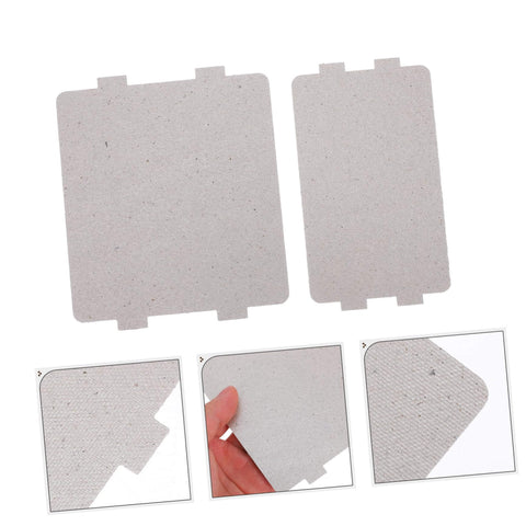 Microwave Oven Mica Sheets 10 Pieces Heat Resistant Mica Flakes Replacement Kit Universal Fit Insulation Plates For All Brands