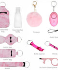 Safety Keychain Set For Women And Kids, 10 Pack Self Defense Keychains With Grab And Go Loud Personal Alarm, Safe Sound 110dB