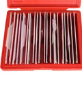 40 Pack Steel Parallels For Machinists, One Thirty Second Inch Thick By 6 Inch Long, Hardened Precision Parallels in red case
