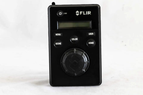 Joystick Control Unit For M-Series Cameras With RJ45 Connection, black rugged pro-grade controller, front view