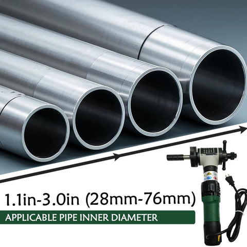 Top Tier Electric Inner Swelling Pipe Beveling Machine With 1200W Motor delivering smooth cold cutting performance on 1.1in to 3.0in pipes.