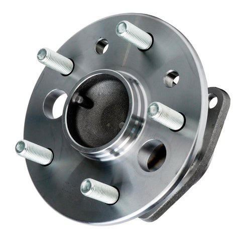 Rear Wheel Bearing Hubs Replacement for 2002 2003 2004 Toyota Camry Non-ABS, 5 Bolt, Square Flange, Close-Up View