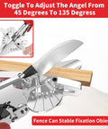 Beefy Miter Shear Cutter And Angle Shears for vinyl wood molding trim; adjustable 45 to 135 degrees; cutting wood; SK5 steel blades