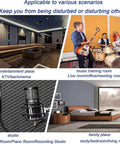 Top Notch Heavy Duty Closed Cell PU Acoustic Foam Panels For Home Studios And Gyms in music and entertainment settings.